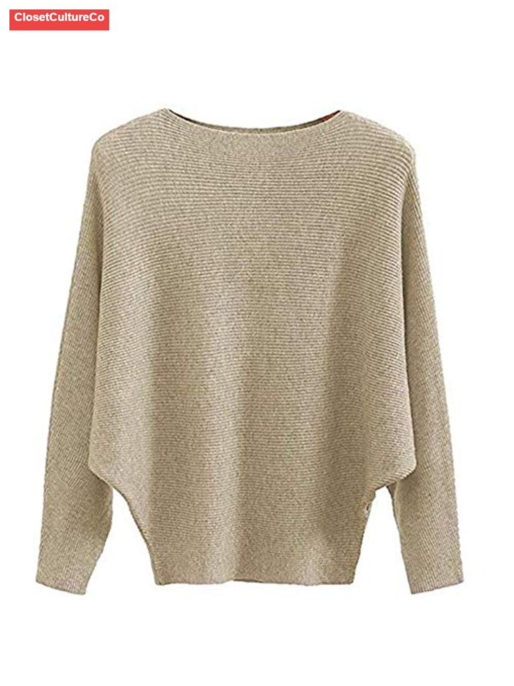 EDSTAR Dolman Batwing Pullover Sweater Women's Boat Neck Knit